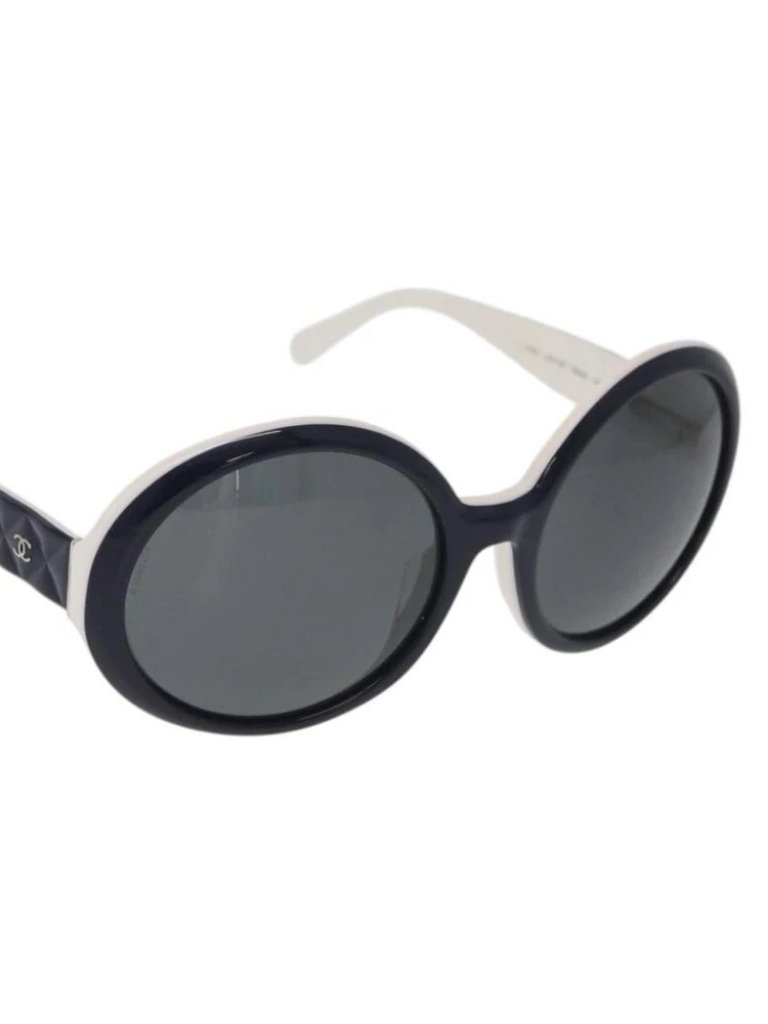 Chanel Sunglasses Plastic Purple Cc Auth Ka3691a